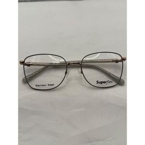 Superflex Eyeglasses Frames Full Rim Stainless Steel SF 574‎ 5205